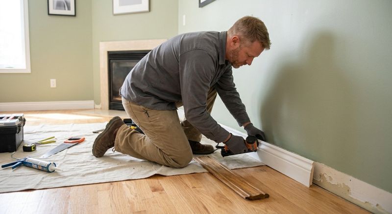 Shoe Molding Installation in Wilmington, NC